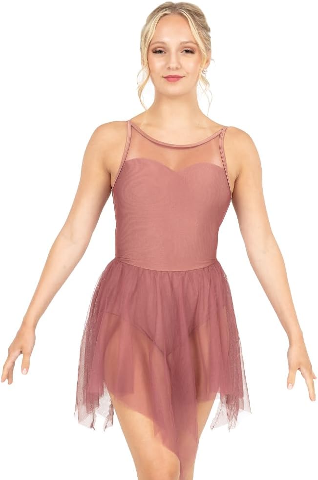 Alexandra Collection Sweetheart Mesh Handkerchief Lyrical Dress - Image 3