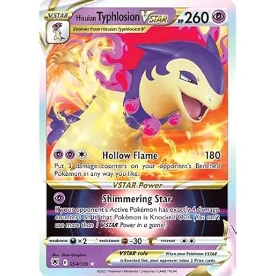 Hisuian Typhlosion VSTAR - 054189 - Ultra Rare - Maroc | Ubuy