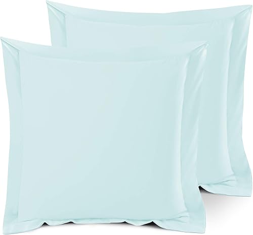 Miniatura 62 de Nestl Juego de 2 fundas de almohada suaves de microfibra de doble cepillado, fundas de almohada de cama prémium estilo hotel, con brida decorativa