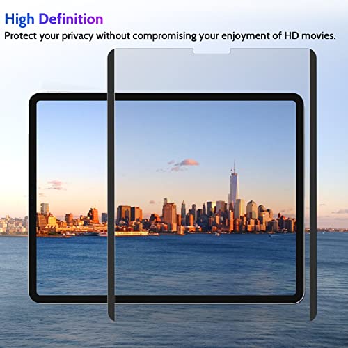 Image of Peslv Magnetic Privacy Screen Protector for iPad Air 5th 4th Generation & iPad Pro 11, Removable Anti Blue Light Glare Spy Private Filter, High Sensitive Bubble-Free Easy Install Black Security Screen