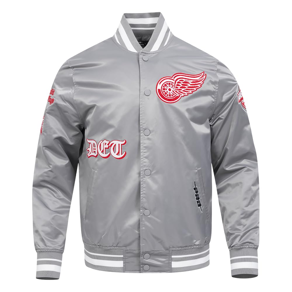 Pro Standard Mens NHL Old English Satin Jacket
