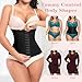 Werena Waist Trainer for Women Corset Shapewear Tummy Control Slimming Body Shaper Girdle Waist Cincher Postpartum Belly Band(A# Black-4, Medium)