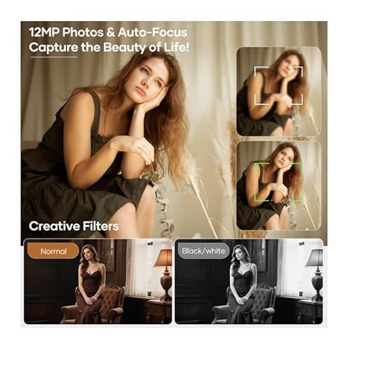 Image of Vintage Digital lK 019 Camera Portable TLR Retro Digital Camera with 2 7K HD Video 24MP Autofocus Manual Joystick for Beginners Teens Adults