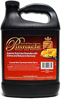 Pinnacle Natural Brilliance Crystal Mist Detail Spray | Ultra Gloss & Paint Enhancing Formula | VOC-Compliant | Safe for All Paint Surfaces | PIN-372 | 128 oz