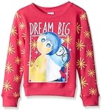 Disney Girls' Long Sleeve Crewneck Sweatshirt