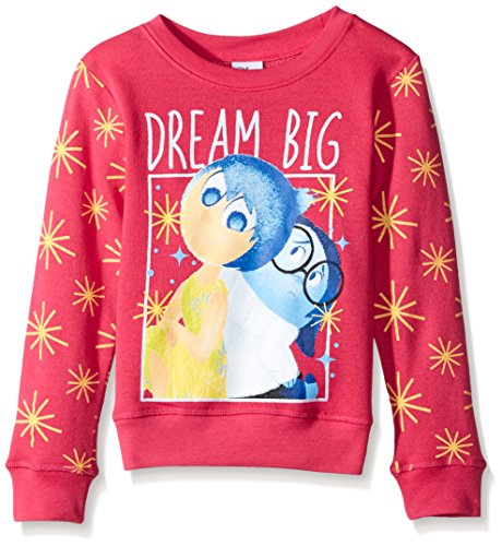 Disney Little Girls' Frozen Anna Elsa Sisters Forever Long Sleeve Crewneck Sweatshirt