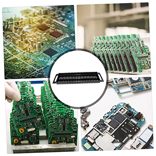 Image of Anti-Static Board Rack 2 Piece Circuit Board Tray with 25 Slots Dual-Ear PCB Drying Rack ESD Storage Frame 18.7 X 5.3 Inches