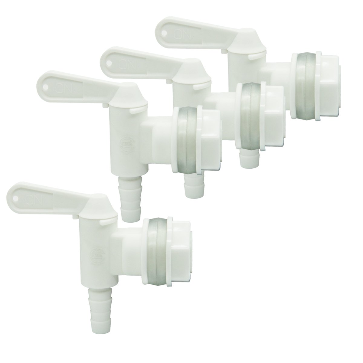 PERA 4 PACK Bottling Bucket Plastic Spigot, Replacement Spigot for Beer or Soda Homebrewing