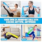 Resistance Bands, Professional Exercise Bands, Physical Therapy Bands for Strength Training, Yoga, Pilates, Stretching, Recovery, Stretch Elastic Band for Working Out, Workout Bands for Home Gym - Image 5