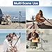 ULANZI MA09 71'' Phone Tripod, Selfie Stick Cell Phone Tripod Stand with Wireless Remote Control 360° for Rotation Travel Selfie Video Recording Live Compatible with iPhone Android Camera Action GoPro