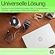 HP USB-C Ladekabel für Laptops, Tablets & Smartphones, 65W, 180 cm Kabellänge, schwarz
