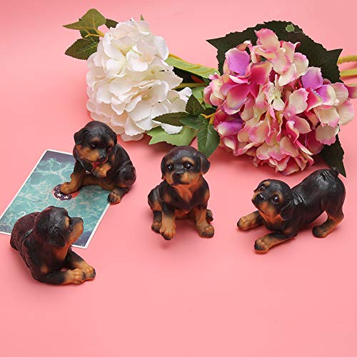 ✨Valentine's Day Present✨Mini schattige puppy hond 4 stks/set puppy hond ornamenten, fijne details verwerking hond standbeeld, voor binnenplaats baai kinderen speelgoed winkelcentrum feestdecoratie pa - Image 5