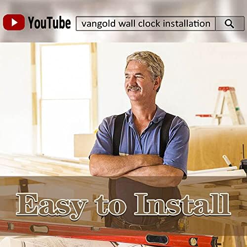 VANGOLD Modern Mute DIY Frameless Large Wall Clock 3D Mirror Sticker Metal Big Watches Home Office Decorations (Silver)