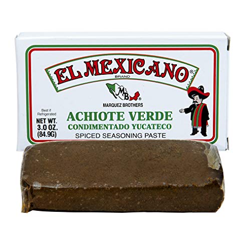 El Mexicano Achiote Paste (Green, 3.5 Oz) #TOP1