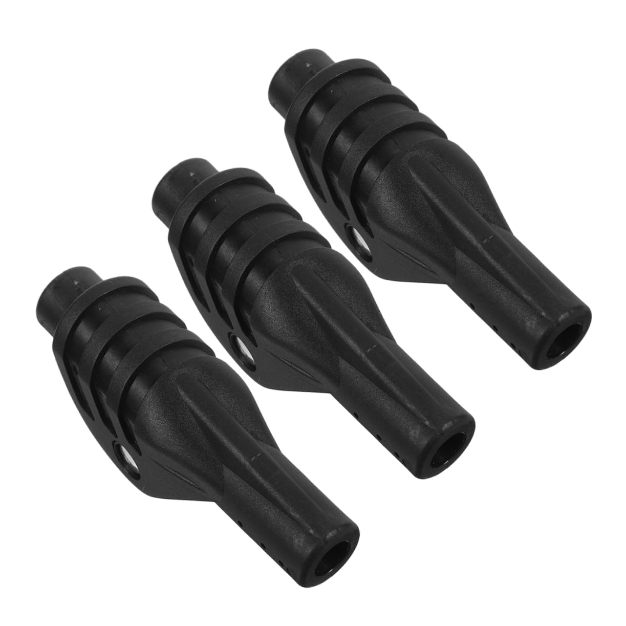 Yardwe Joints de Tente connecteur de Support de Tente connecteurs de Construction de Tente Joint de Bricolage pour Tige de Support Fournitures de Tente de Camping Nylon Black