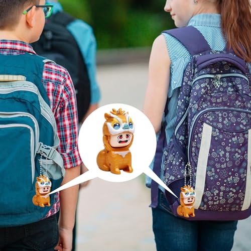 Decoração de dança do leão | Figura de mudança de rosto de Sichuan de arte popular chinesa fofa univ