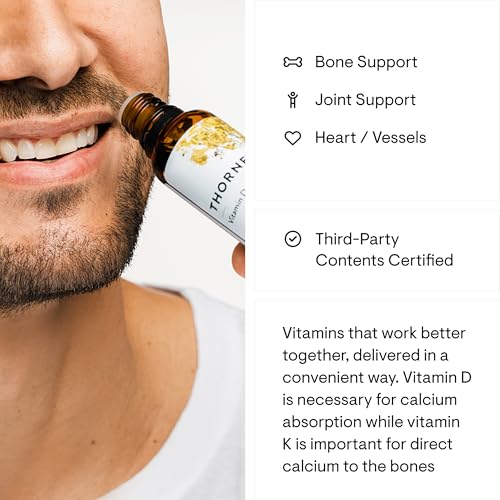 image for THORNE - Vitamin D + K2 Liquid with a Metered Dispenser - Vitamins D3 
