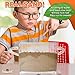 Tigerific Ant Farm for Live Ants - Real Sand Ant Colony Kit for Kids -Fun Science Habitat Set for Children, Watch Ants Dig Tunnels, Carry Sand, Hide and Drag Their Food