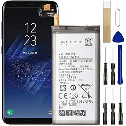 WUHAO Samsung Galaxy S8 Replacement Battery Cover