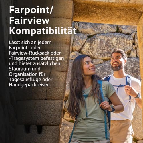 Osprey Farpoint Fairview Reise-Tagesrucksack, 15L, Graphite Purple – Ansicht 4