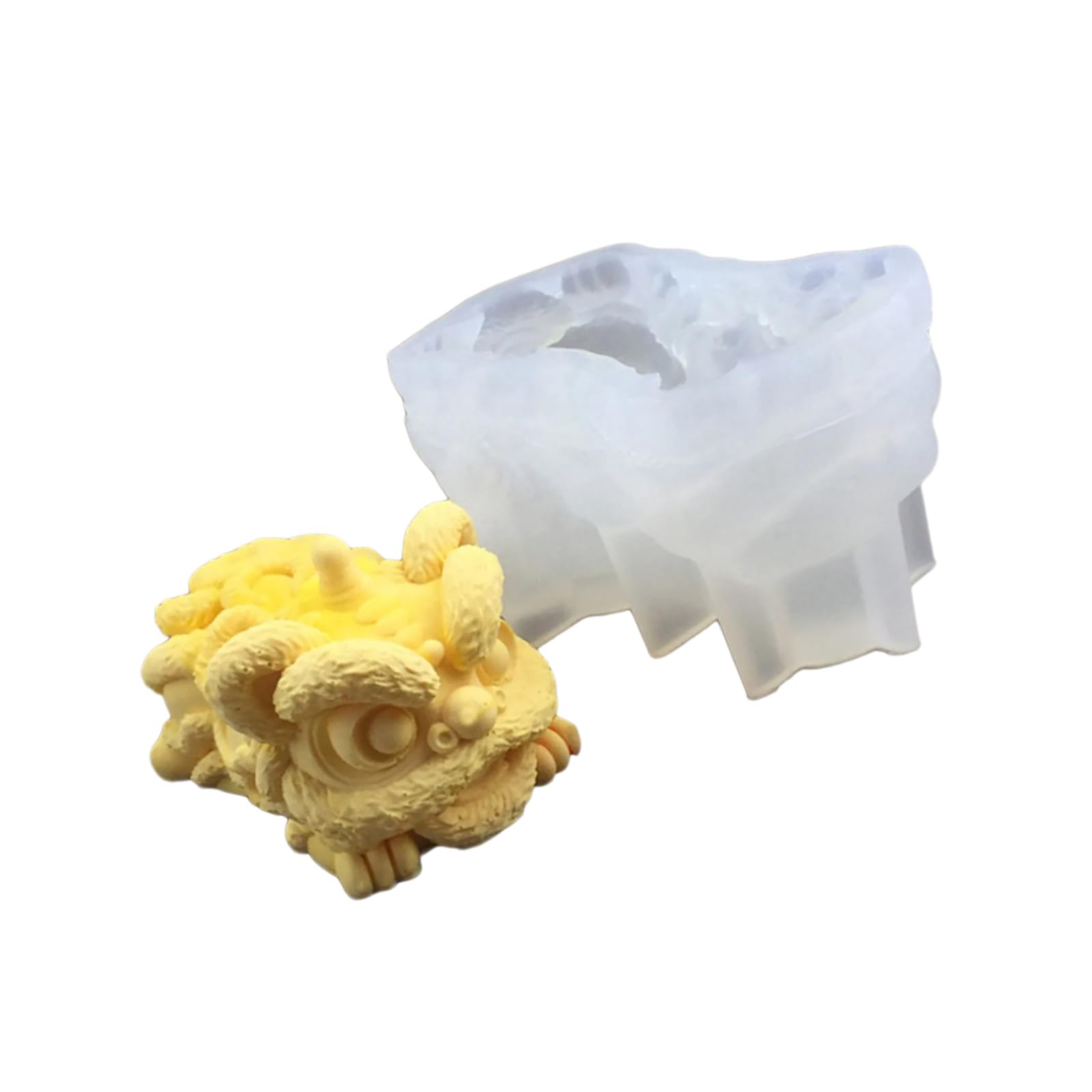 Buxuaaaa Lions Silicone Pastries Molds for Mousses Cake Dessert Baking Treat Molds for Puddings Pastries Jellies and Soap Making Creative Cake