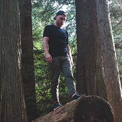 Merino Wool Mens Micro Weight Raglan T-Shirt - Short Sleeve Athletic Shirt - Anti-Odor - Moisture Wicking 6