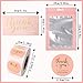 620Pcs Thank You Business Cards Stickers Set Gold Foil Include 100 Thank You Business Card 500 Thank You for Supporting My Small Business Stickers 20 Resealable Packaging Bags Suitable Owners (Pink)