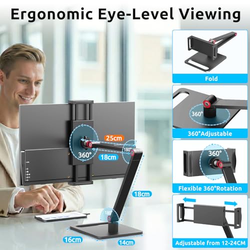Image of MAGICRAVEN Wireless Portable Monitor for Laptop, 15.6 inch Portable Monitor with Battery-1080P FHD Second Screen for Home & Office, AirPlay & Miracast Casting, No Cables or Drivers Needed(with Stand)