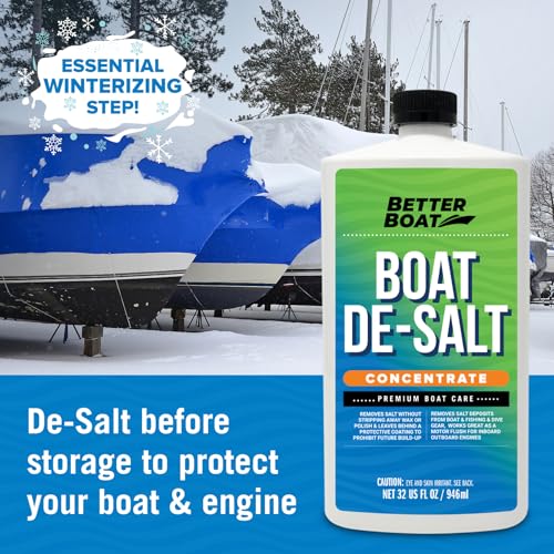Image of Salt Remover for Boats Concentrate, Marine De-Salt Flusher for Outboard