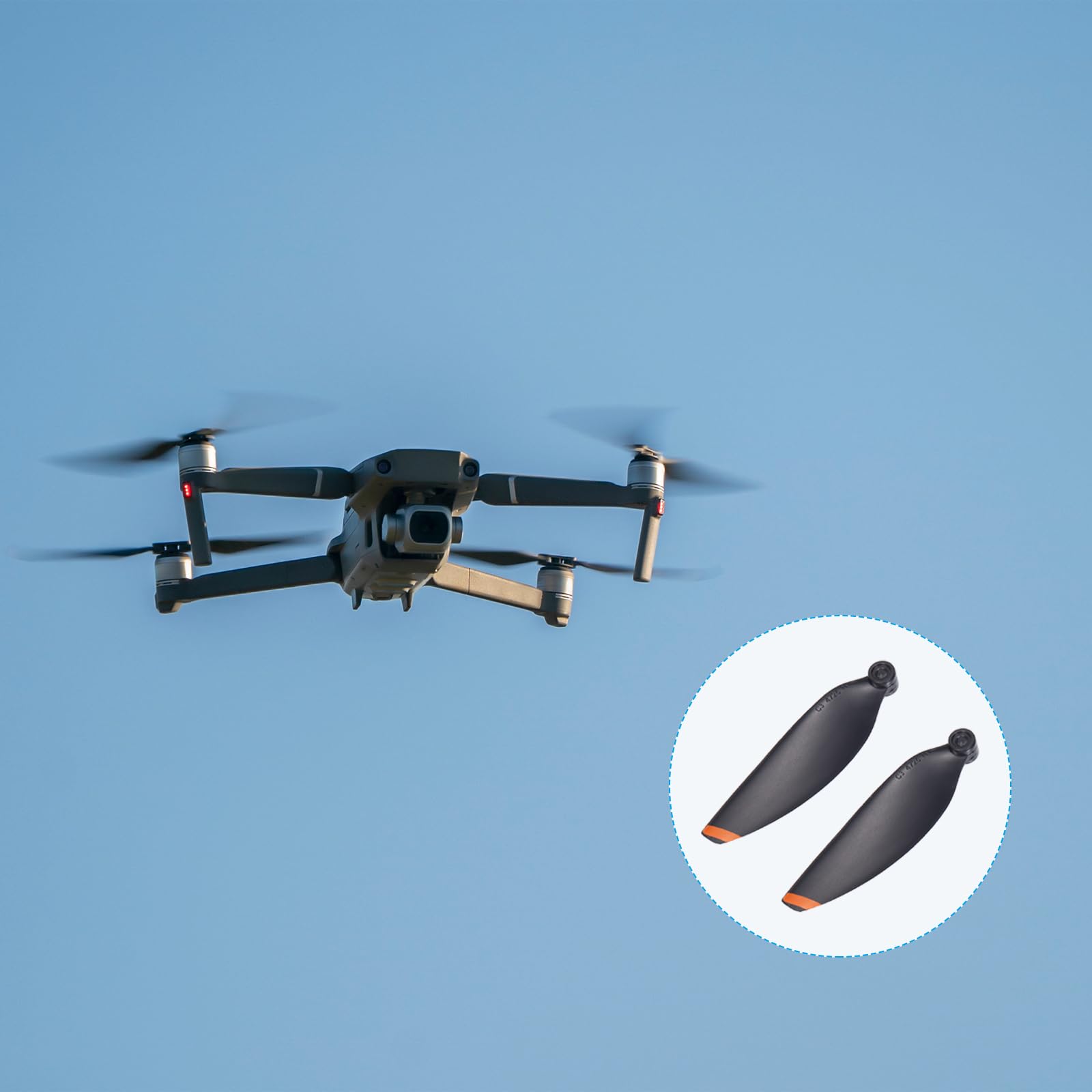 6 Hélices 9050 Para Avión RC – Naranja, 9x5 Pulgadas, Con Adaptadores De Anillo, Reemplazo
