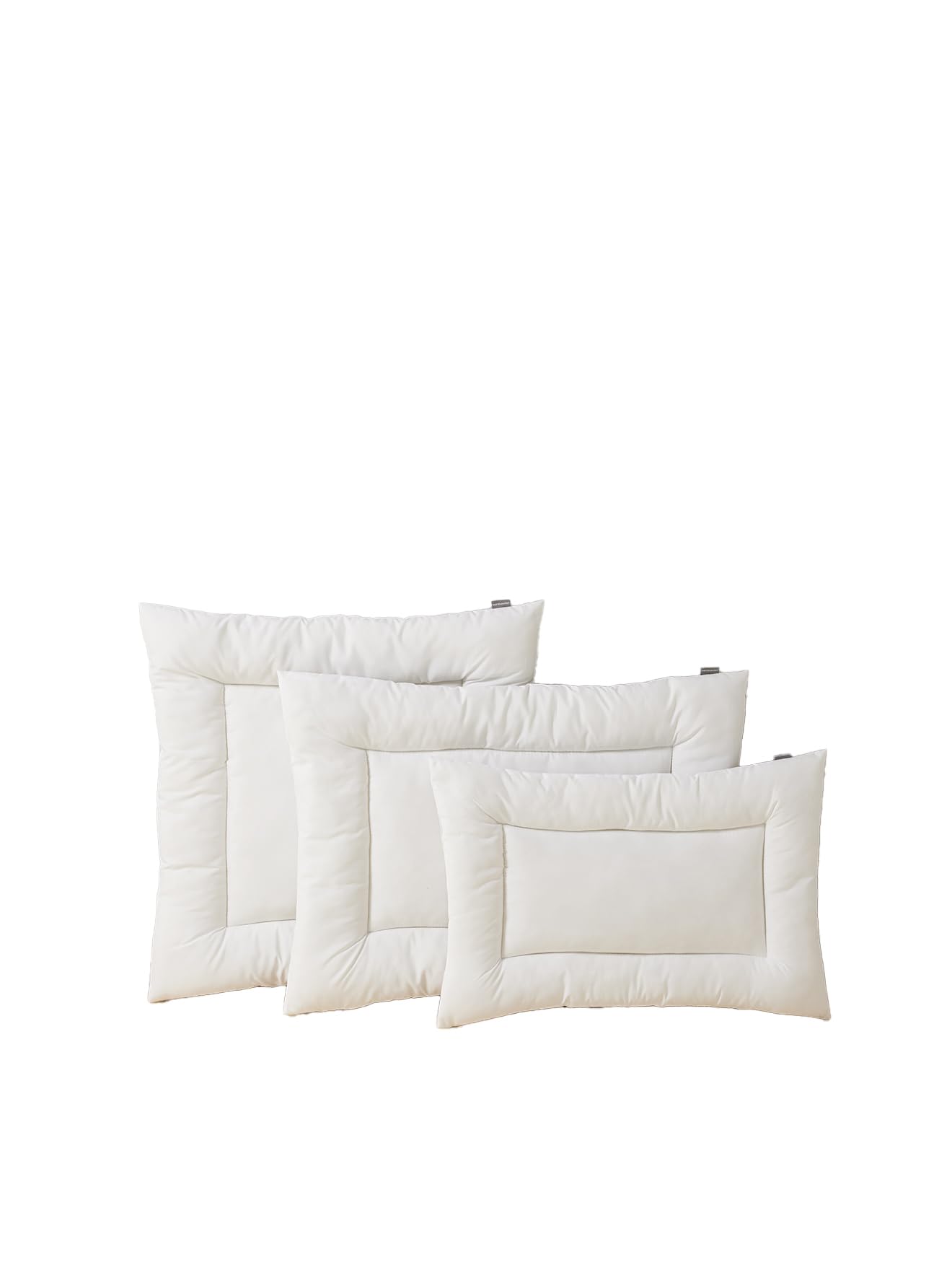 VERTBAUDET Oreiller Plat Anti acariens Bi-ome® Blanc 60X60