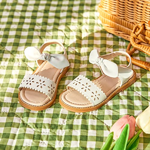 Image of GINFIVE Toddler Girls Sandals Little Girls Kids Summer Shoes Toddler Sandals