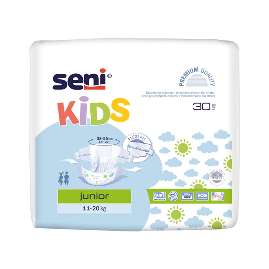 SeniKIDS JUNIOR DIAPER NO.5 11-25kg NAPPIES PACK OF 30