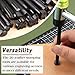 20 PCS Leather Stamping Tools, Different Shape Saddle Making Stamp Punch Set, Carving Leather Craft Stamp Tools for Craft DIY Working