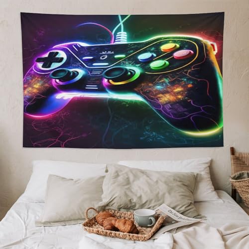 Tenture Esthétique Gaming pour Déco de Dortoir et Studio Étudiant - 6