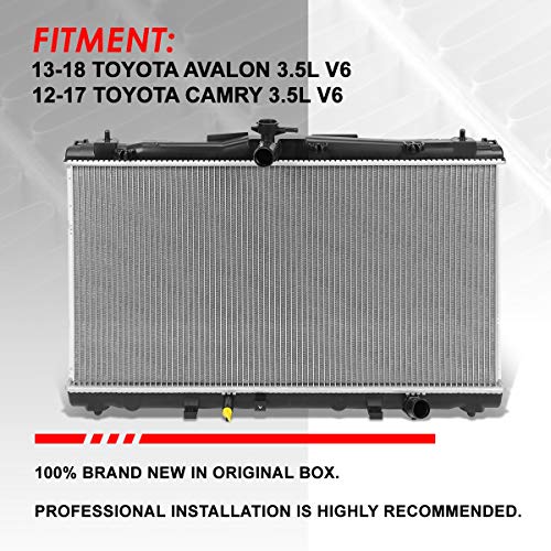 Image of Auto Dynasty 13270 Radiator for 2012-2018 Toyota Avalon Camry 3.5L V6