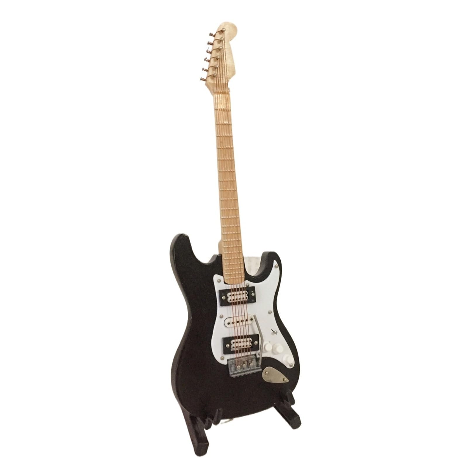 18cm Miniature Electric Guitar Model Ornament Musical Instrument Decor