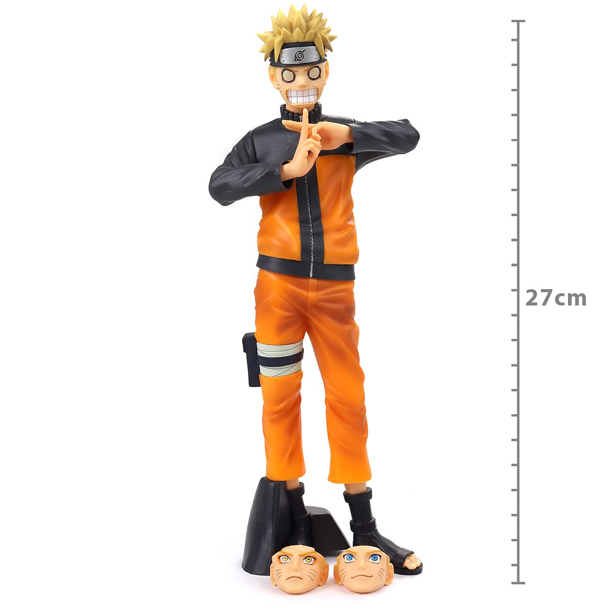FIGURE NARUTO SHIPPUDEN - NARUTO UZUMAKI - GRANDISTA NERO - REF