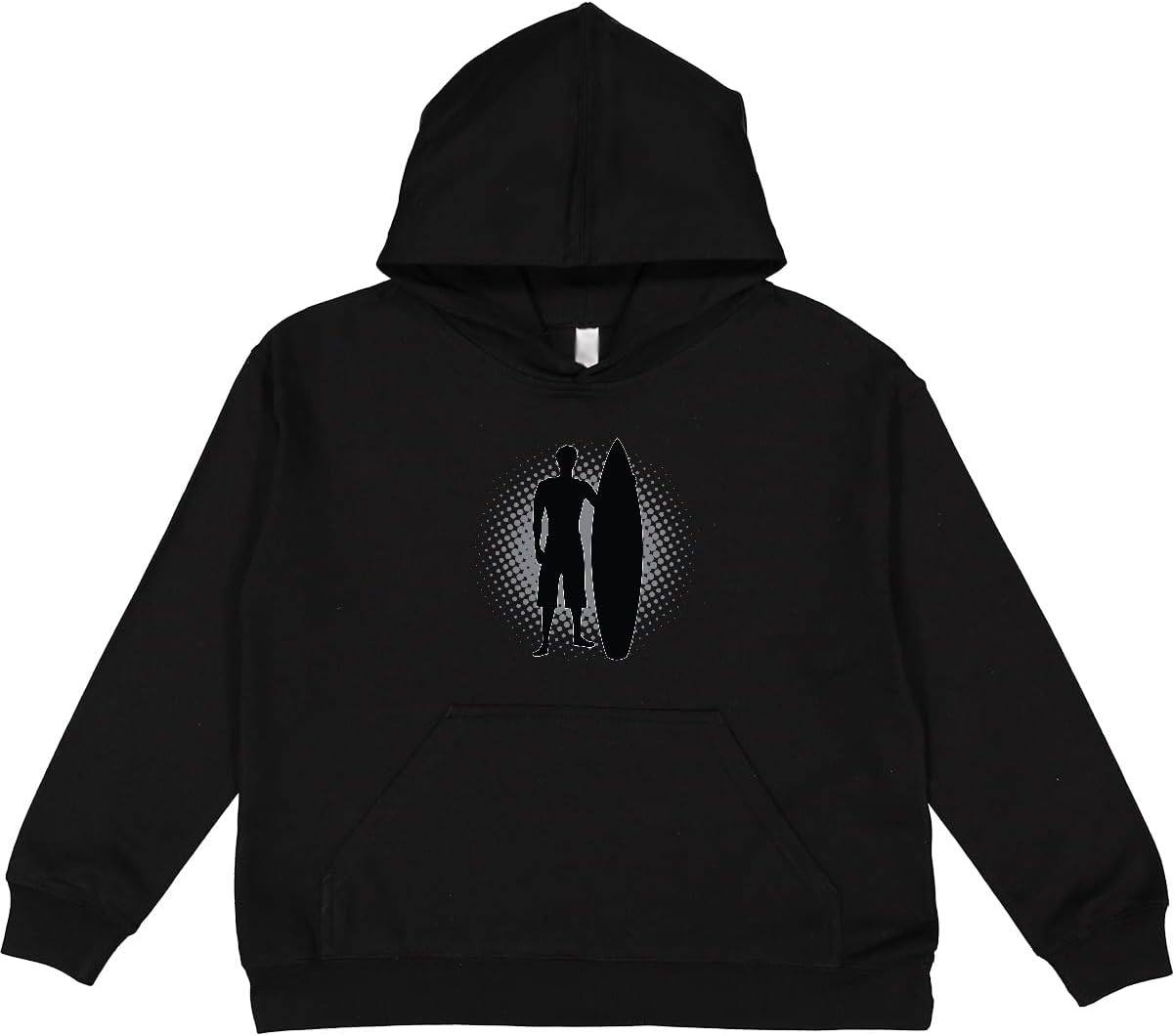 inktastic Surfing Retro Vintage Surfer Silhouette Youth Hoodie Sweatshirt