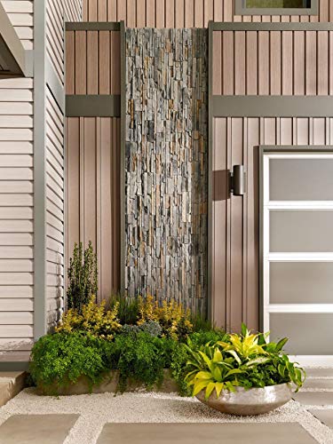 Kichler 9244Az, Aluminum Outdoor Wall Sconce Lighting, 130 Total Watts, Architectural Bronze, 12" Height #TOP4