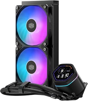 Cooler Master ML Core Nex Digital 240 Black ARGB Simple Water Cooling CPU Cooler Black MLX-D24M-A18PA-RD FN2697