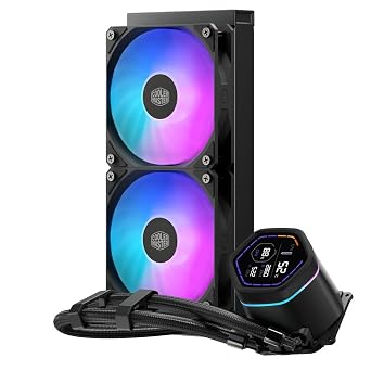 Cooler Master MasterLiquid Core Nex Digital 240 ARGB MLX-D24M-A18PA-RD 240mm Siyah  lemci S v  So u