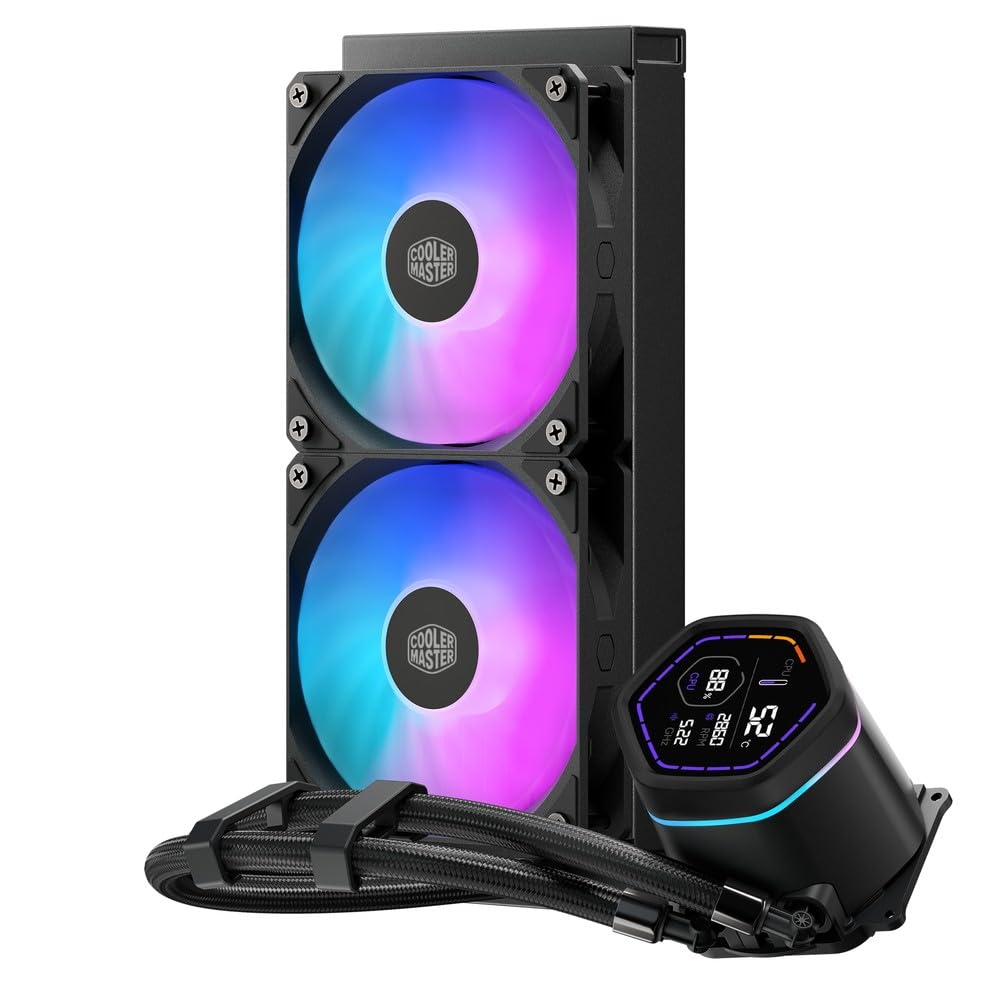 Amazon | Cooler Master ML Core Nex Digital 240 BK ARGB デジタル
