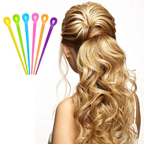 Willbond WILLBOND-HAIR ROLLERS-05 180 Pieces Brush Roller Pick Plastic Roller Pick Hair Curler Roller Pin thumb #3