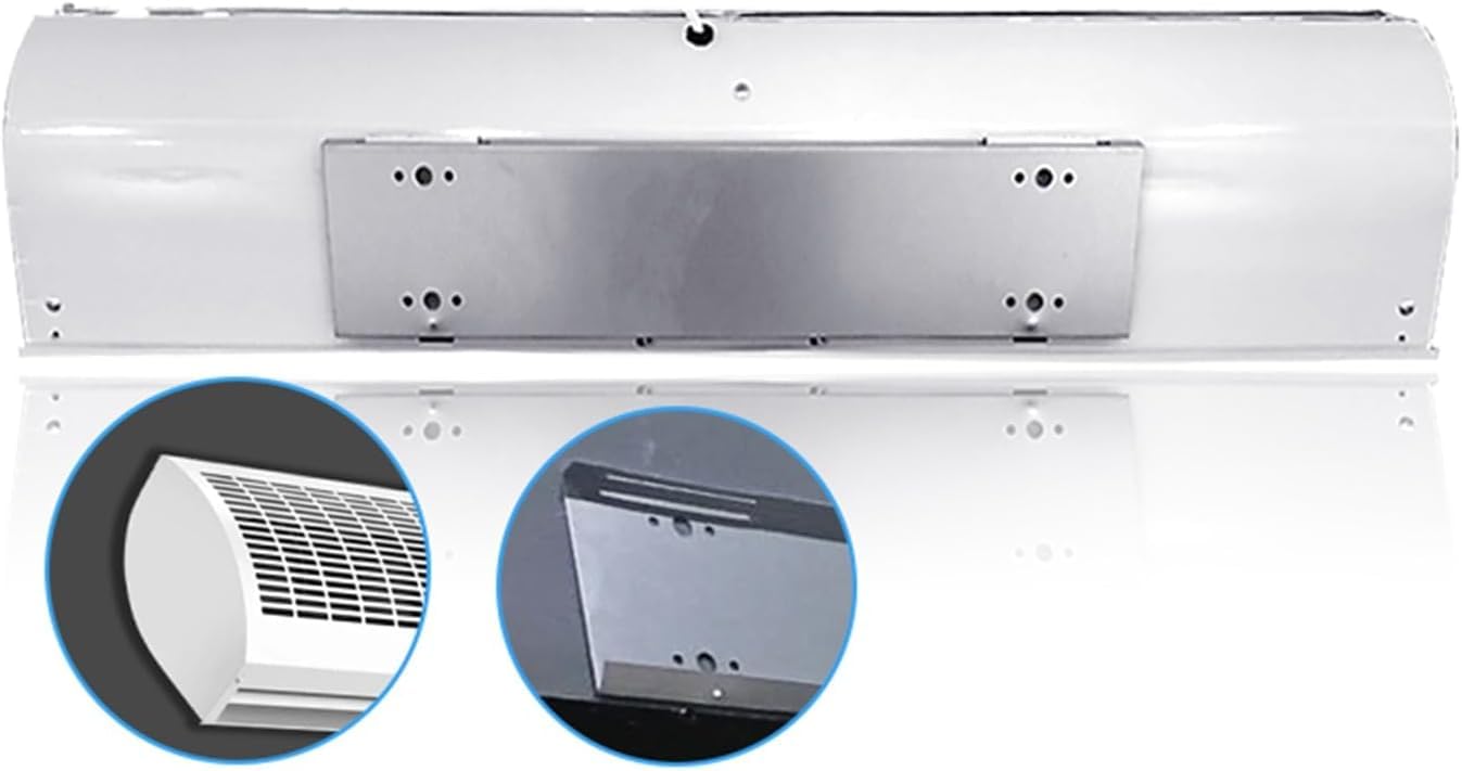 Wandventilator mit Fernbedienung - Hoher Luftstrom, geräuscharmer Luftvorhang für den gewerblichen und privaten Gebrauch