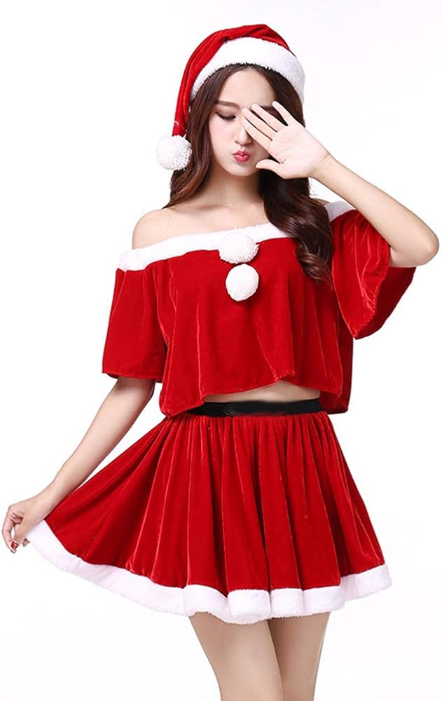 Amazon.co.jp: [Ymgot] サンタクロース ワンピース サンタ コスプレ 