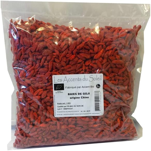GOJI BERRIES – QINGHAI REGION CAL.280 CHINA 1 KG, SUN ACCENT, UNIT