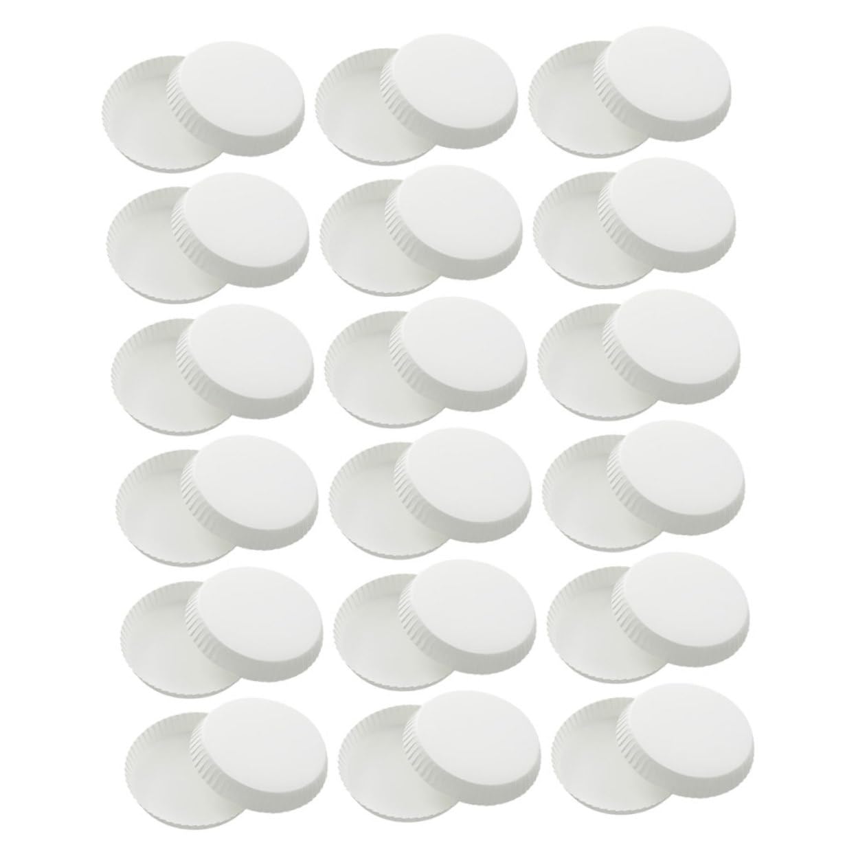 VALICLUD 5 Sätze Deckel Für -pappbecher Trinken Tassendeckel Glasabdeckung Trinkglas Abdecken Glasabdeckungen Für Getränke Pappbecher-abdeckung Papier Weiß 100 Stück * 5