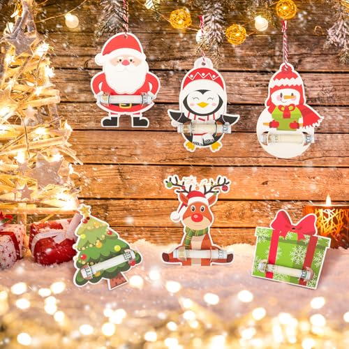 24 peças de porta-dinheiro de Natal para dinheiro, enfeites de cartão de dinheiro, ideia de presente