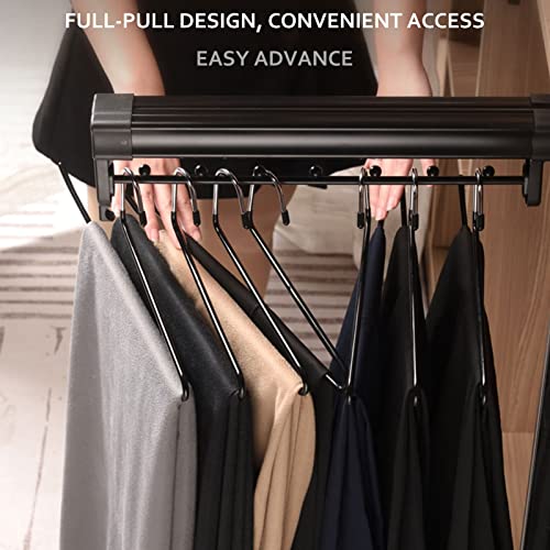 Barra de armario extensible para colgar ropa percha telescopica organizadora 6